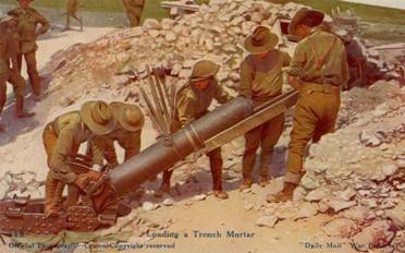 Trench mortar team