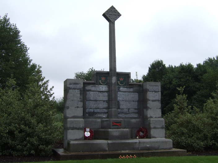 The Divisional memorial now stands at Hill 60 near Ypres, having been relocated here from Railway Wood, scene of the Division's fighting in 1915.
